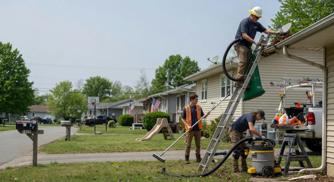 Gutter Installation in Oakford, IL near me